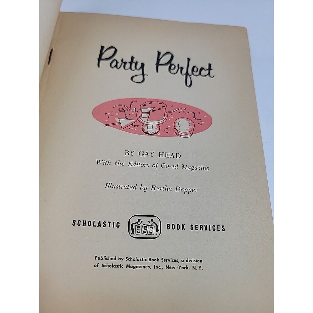 Vintage 1950s Scholastic Party Perfect TW171 Gay Head Teen Etiquette Paperback - Picture 2 of 4